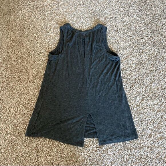 Halogen Charcoal Gray Cotton Tank - Picture 3 of 3